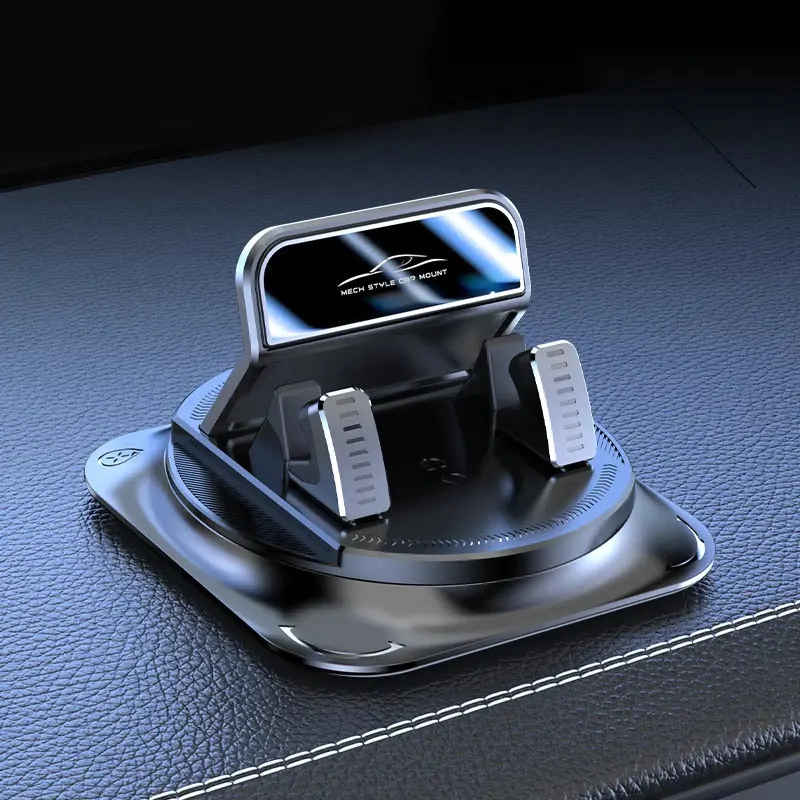 360° Universal Car Phone Mount — Anti-Slip Silicone Dashboard Holder with Full Rotation & Head-Up Navigation